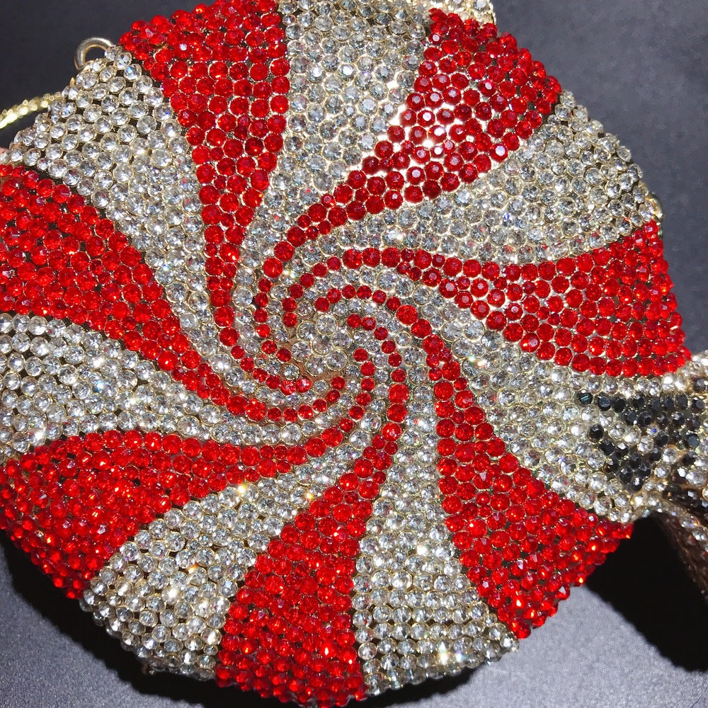 Pochette Diamant Bonbon – Cristal Élégant