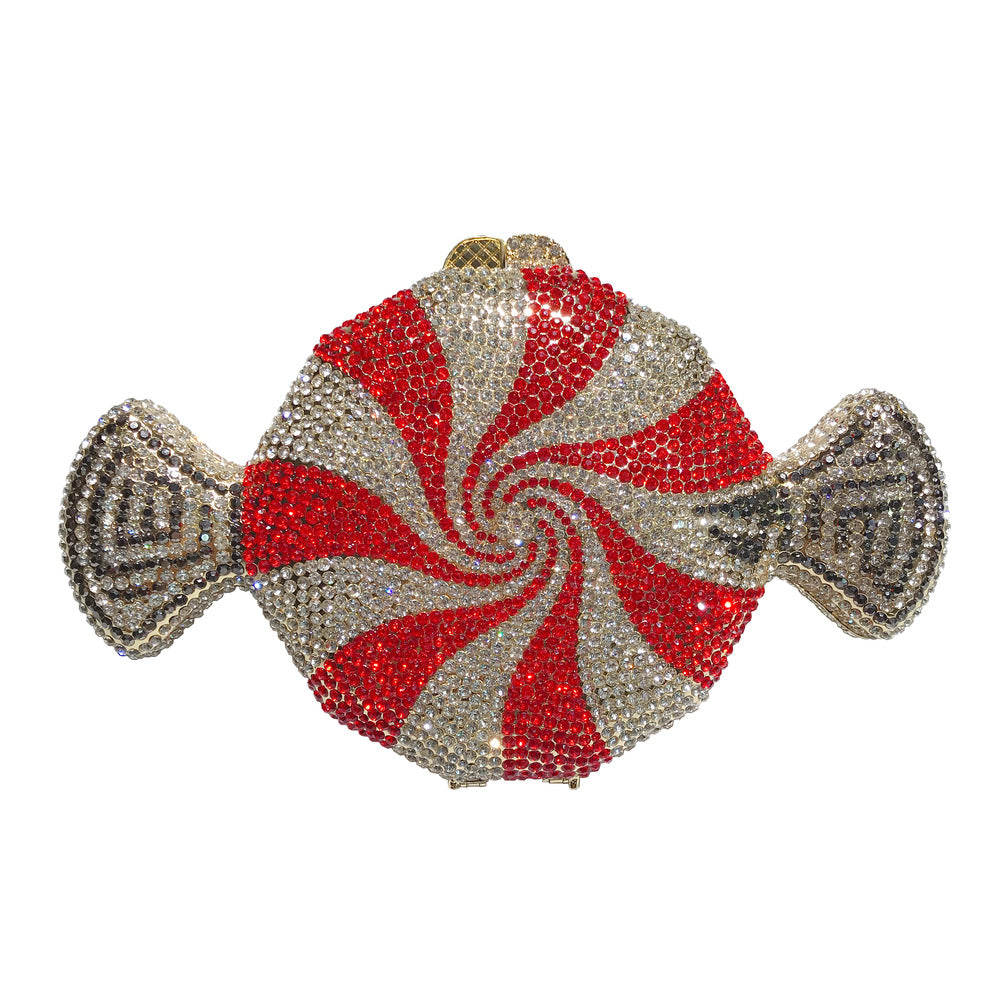 Pochette Diamant Bonbon – Cristal Élégant