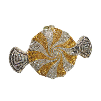 Pochette Diamant Bonbon – Cristal Élégant