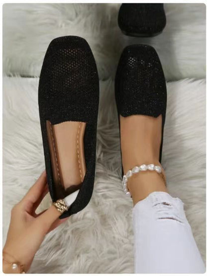 Mocassins Tricotés Élégants