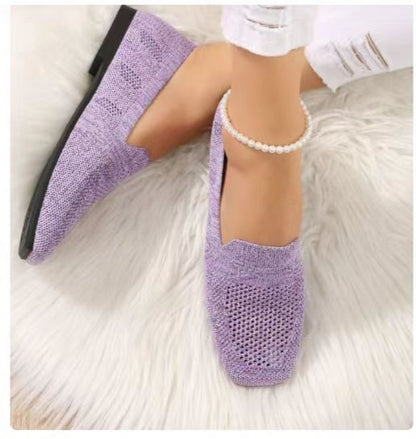 Mocassins Tricotés Élégants