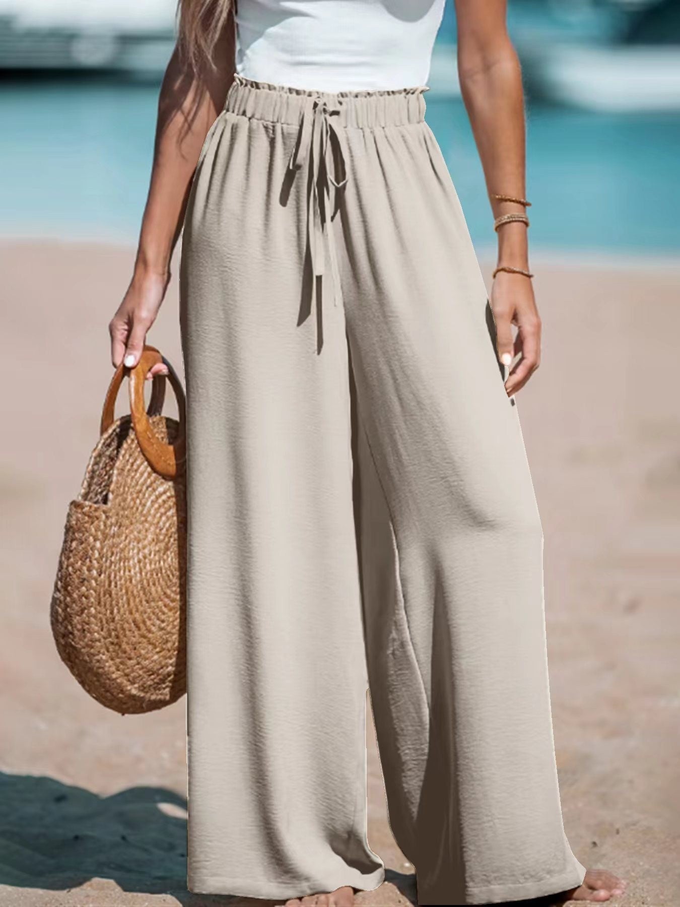 Pantalon Large Style Décontracté
