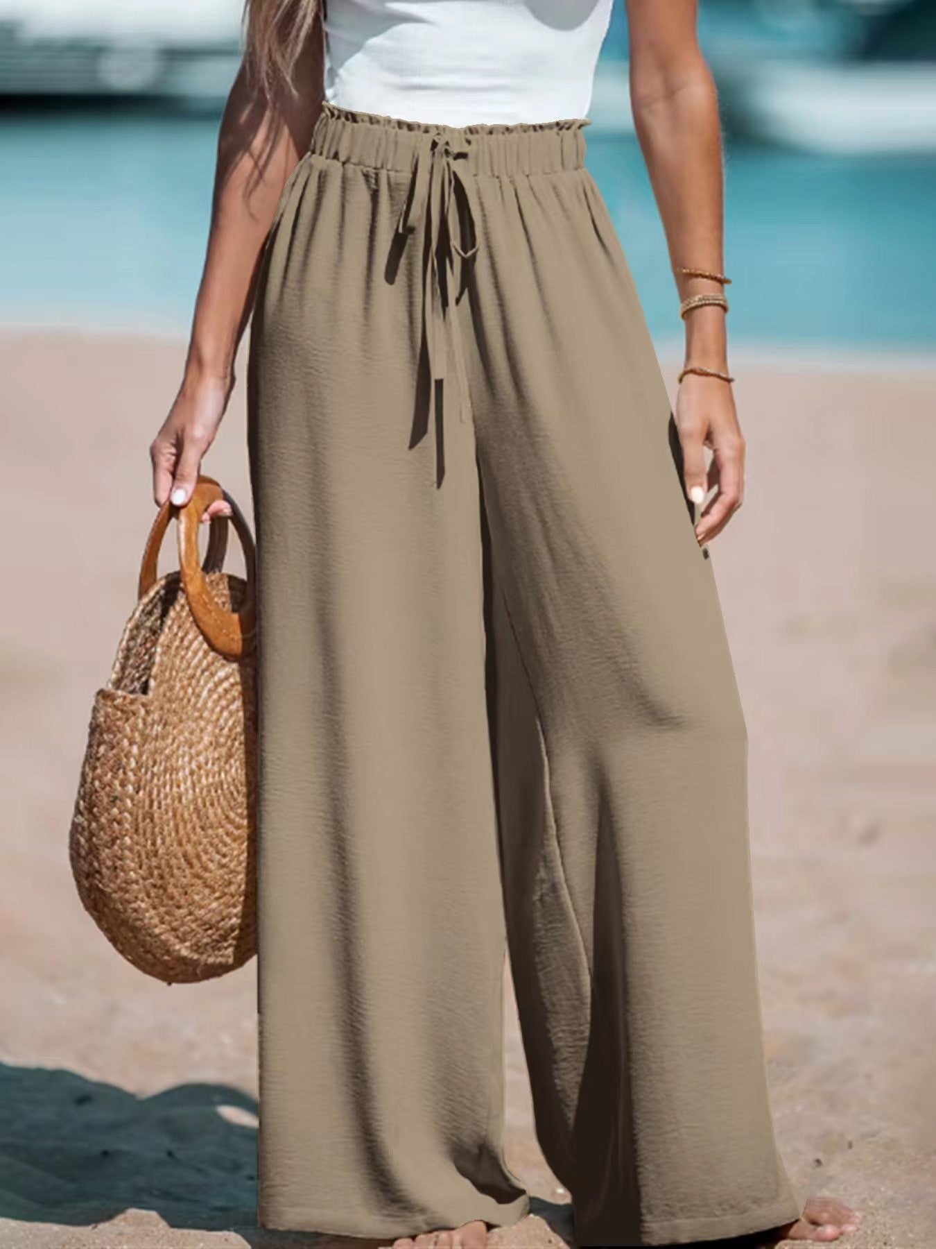 Pantalon Large Style Décontracté