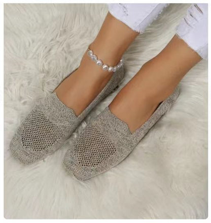 Mocassins Tricotés Élégants