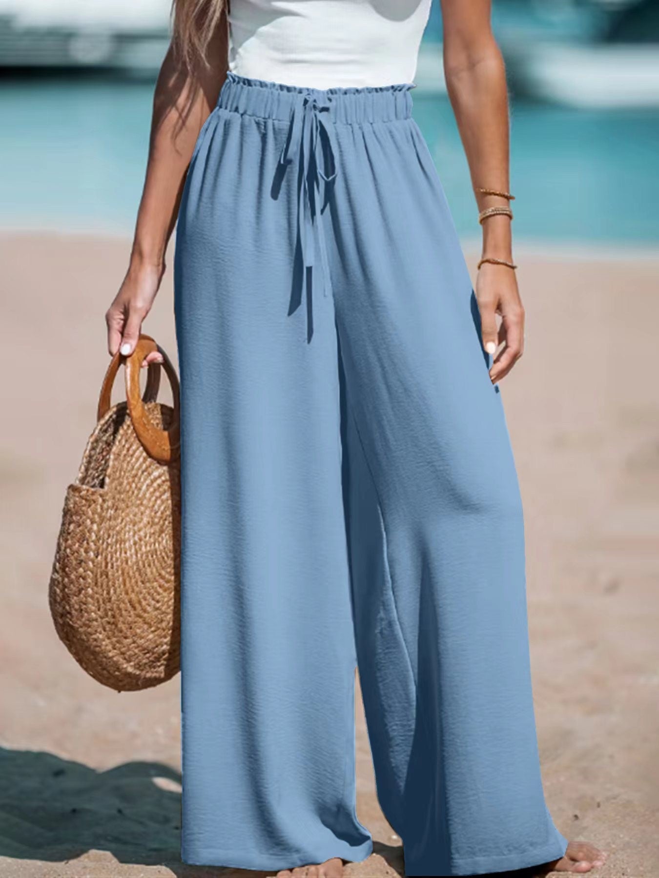 Pantalon Large Style Décontracté