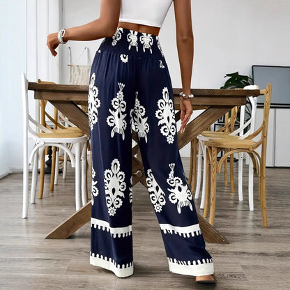 Pantalon Femme 3D – Taille Haute Élégant