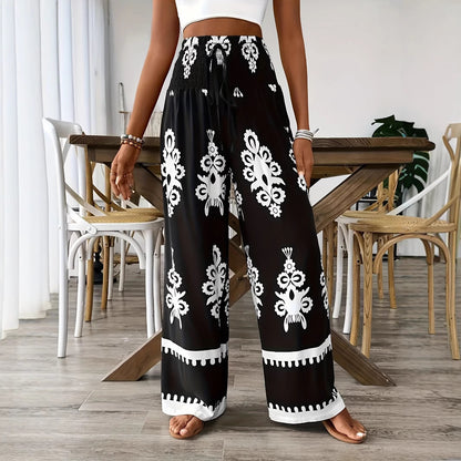 Pantalon Femme 3D – Taille Haute Élégant