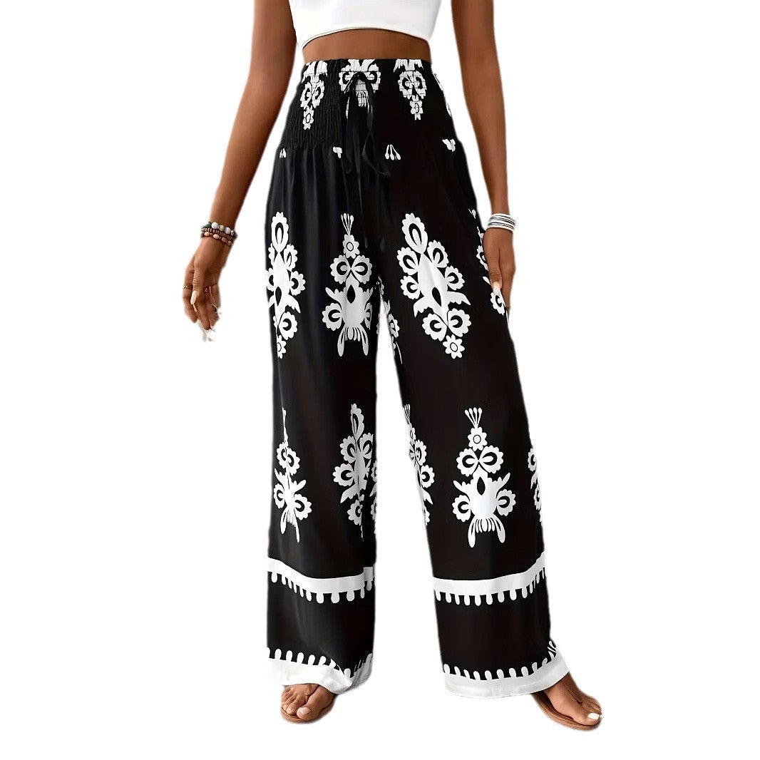 Pantalon Femme 3D – Taille Haute Élégant