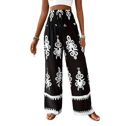 Pantalon Femme 3D – Taille Haute Élégant